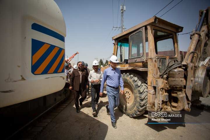 بازدید شهردار اصفهان از پروژه‌های منطقه 14