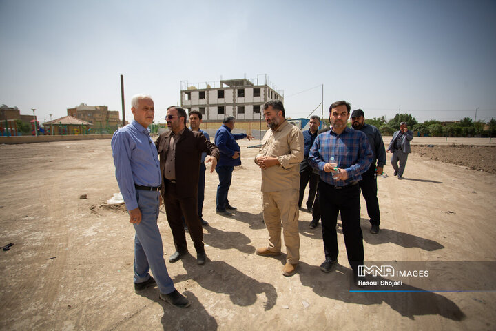 بازدید شهردار اصفهان از پروژه‌های منطقه 14