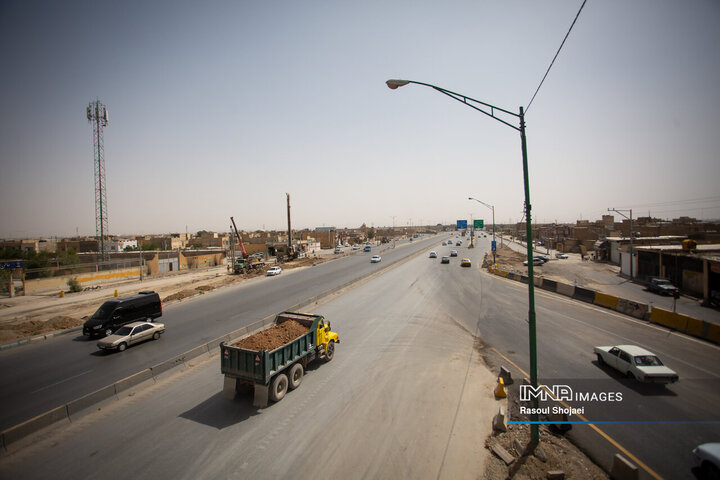 بازدید شهردار اصفهان از پروژه‌های منطقه 14