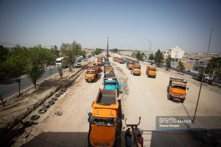 بازدید شهردار اصفهان از پروژه‌های منطقه 14