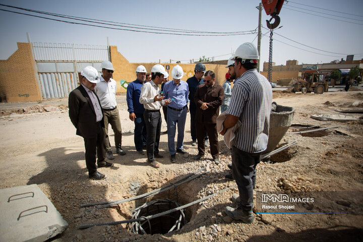 بازدید شهردار اصفهان از پروژه‌های منطقه 14