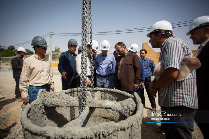 بازدید شهردار اصفهان از پروژه‌های منطقه 14