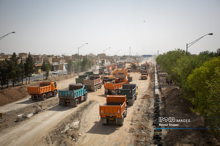 بازدید شهردار اصفهان از پروژه‌های منطقه 14