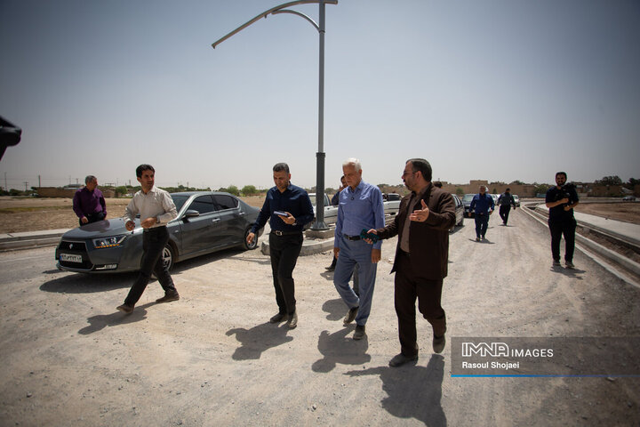 بازدید شهردار اصفهان از پروژه‌های منطقه 14