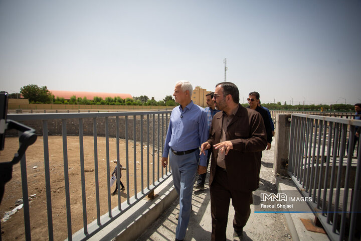 بازدید شهردار اصفهان از پروژه‌های منطقه 14