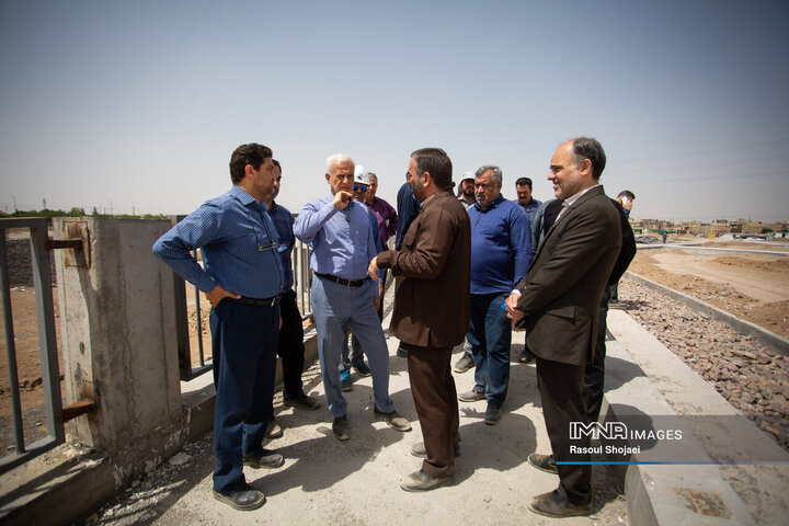 بازدید شهردار اصفهان از پروژه‌های منطقه 14