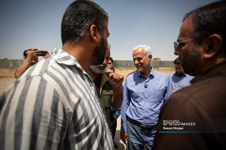 بازدید شهردار اصفهان از پروژه‌های منطقه 14