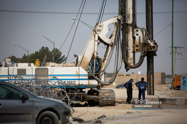 بازدید شهردار اصفهان از پروژه‌های منطقه 14