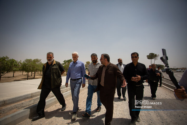 بازدید شهردار اصفهان از پروژه‌های منطقه 14