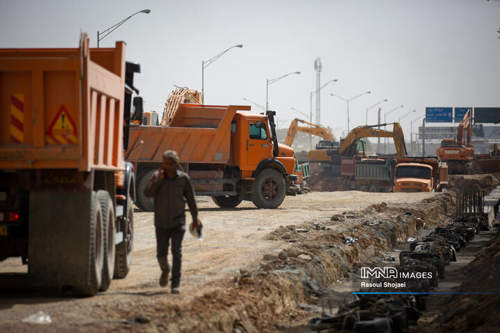 بازدید شهردار اصفهان از پروژه‌های منطقه 14