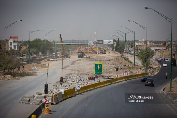 بازدید شهردار اصفهان از پروژه‌های منطقه 14