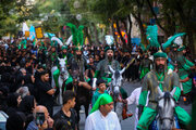 کاروان نمادین ورود امام حسین(ع) به کربلا در مبارکه