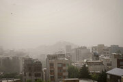 پیش‌بینی گرد و خاک و رگبار موقتی در تهران