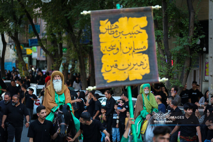 کاروان نمادین کربلا در مبارکه