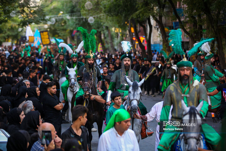 کاروان نمادین کربلا در مبارکه