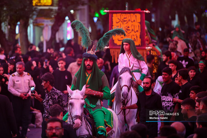 کاروان نمادین کربلا در مبارکه