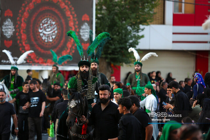 کاروان نمادین کربلا در مبارکه