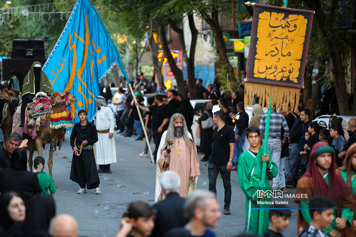 کاروان نمادین کربلا در مبارکه