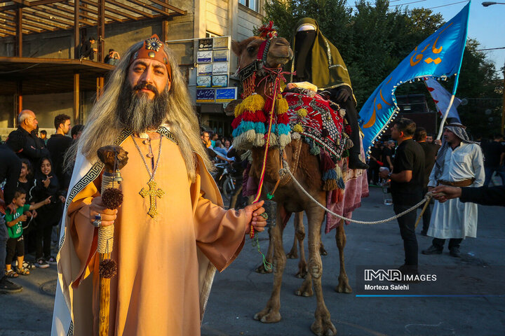 کاروان نمادین کربلا در مبارکه