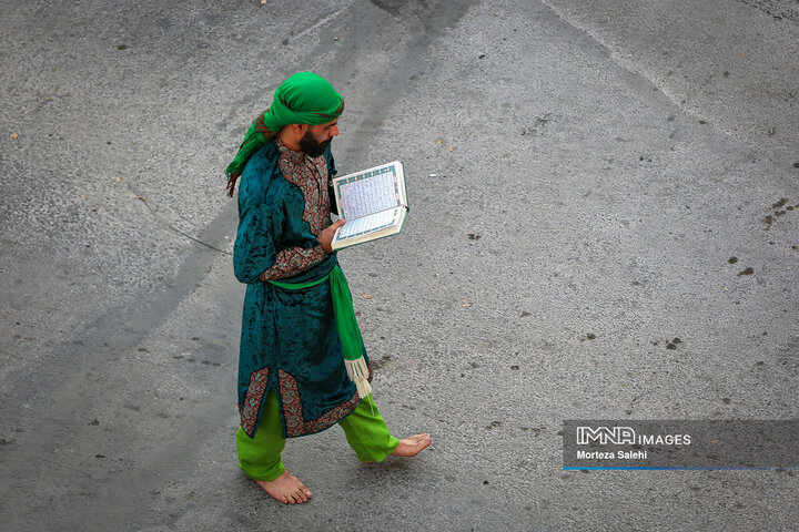 کاروان نمادین کربلا در مبارکه