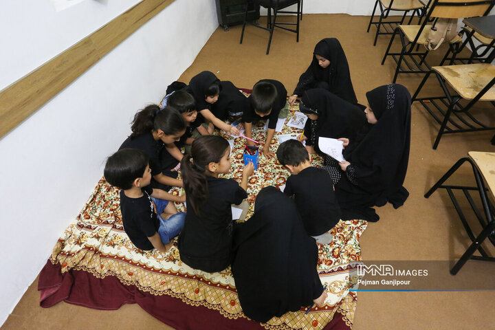 عزاداری شب پنجم محرم در هیئت رهپویان وصال