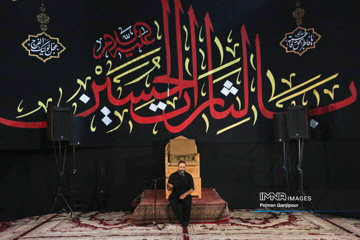 عزاداری شب پنجم محرم در هیئت رهپویان وصال