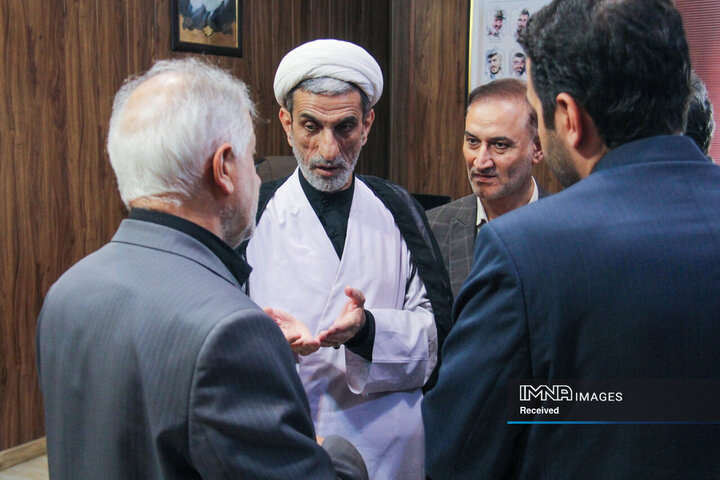 دیدار اعضای شورای اسلامی شهر با رئیس کل دادگستری اصفهان