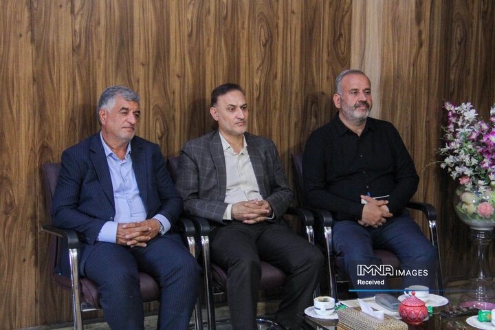 دیدار اعضای شورای اسلامی شهر با رئیس کل دادگستری اصفهان