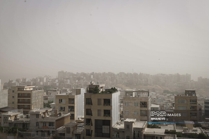 هوای کردستان غبارآلود می‌شود