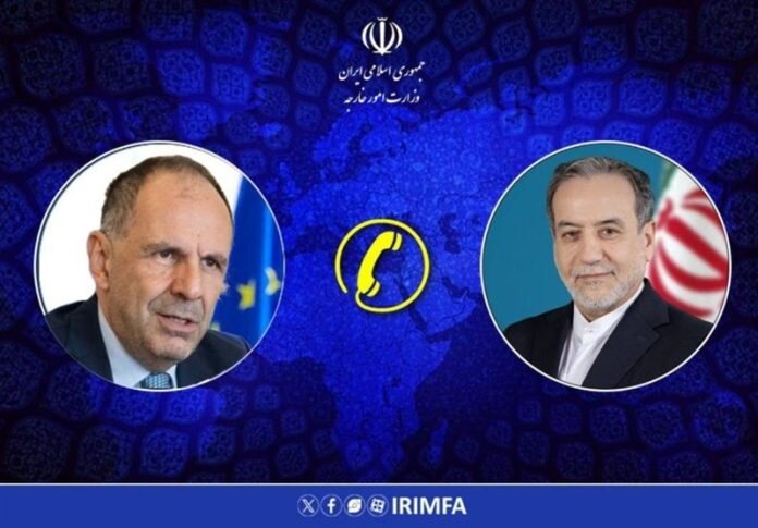 رایزنی تلفنی عراقچی و همتای یونانی