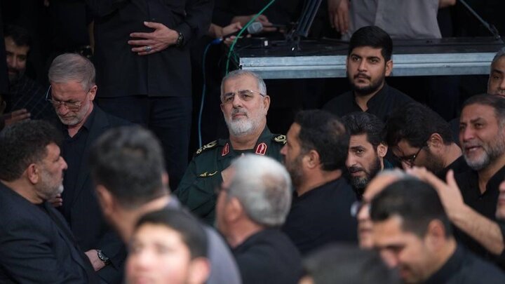 حضور فرمانده کل سپاه در مراسم بزرگداشت سردار حاجی‌زاده