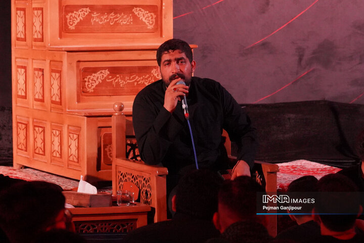 عزاداری شب ششم محرم در هیئت انصارالمهدی(عج)