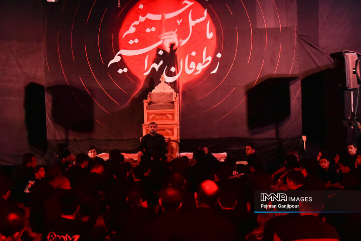 عزاداری شب ششم محرم در هیئت انصارالمهدی(عج)