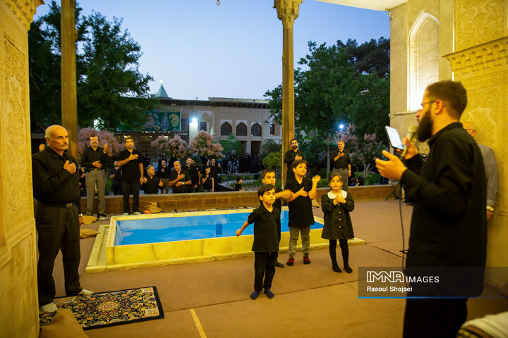 روضه امام حسین(ع) در خانه تاریخی شیخ الاسلام