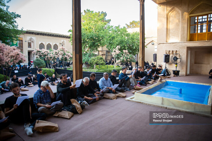 روضه امام حسین(ع) در خانه تاریخی شیخ الاسلام