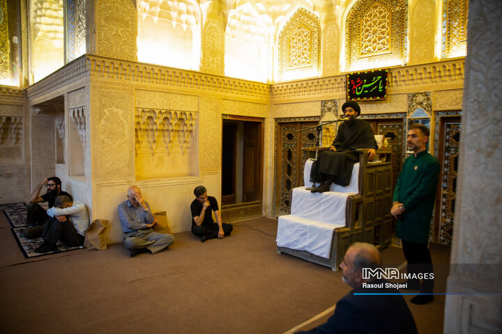 روضه امام حسین(ع) در خانه تاریخی شیخ الاسلام