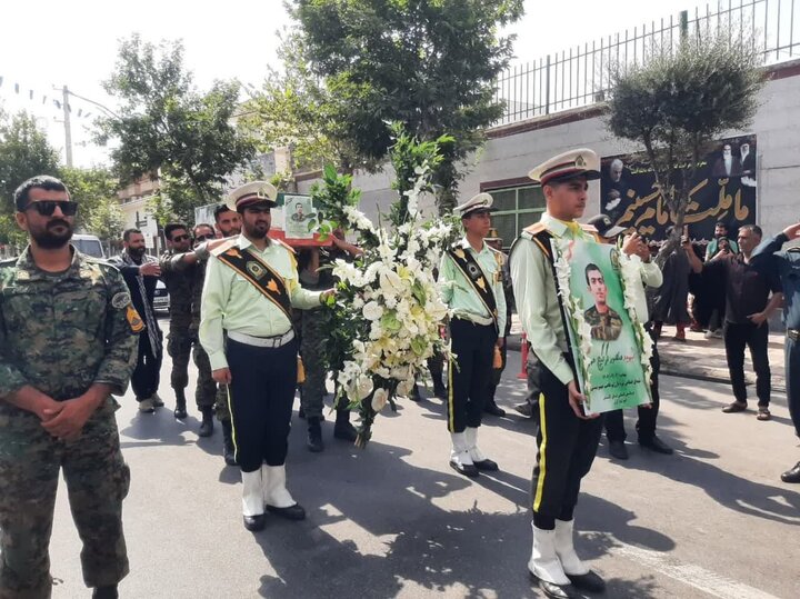 تشییع پیکر شهید بلوچ و اهل سنت تجاوز رژیم صهیونیستی در گنبد