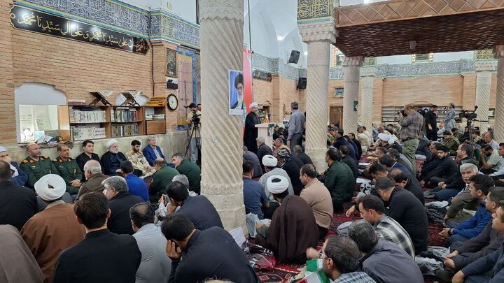 مراسم گرامیداشت شهدای اقتدار ایران اسلامی در سنندج برگزار شد