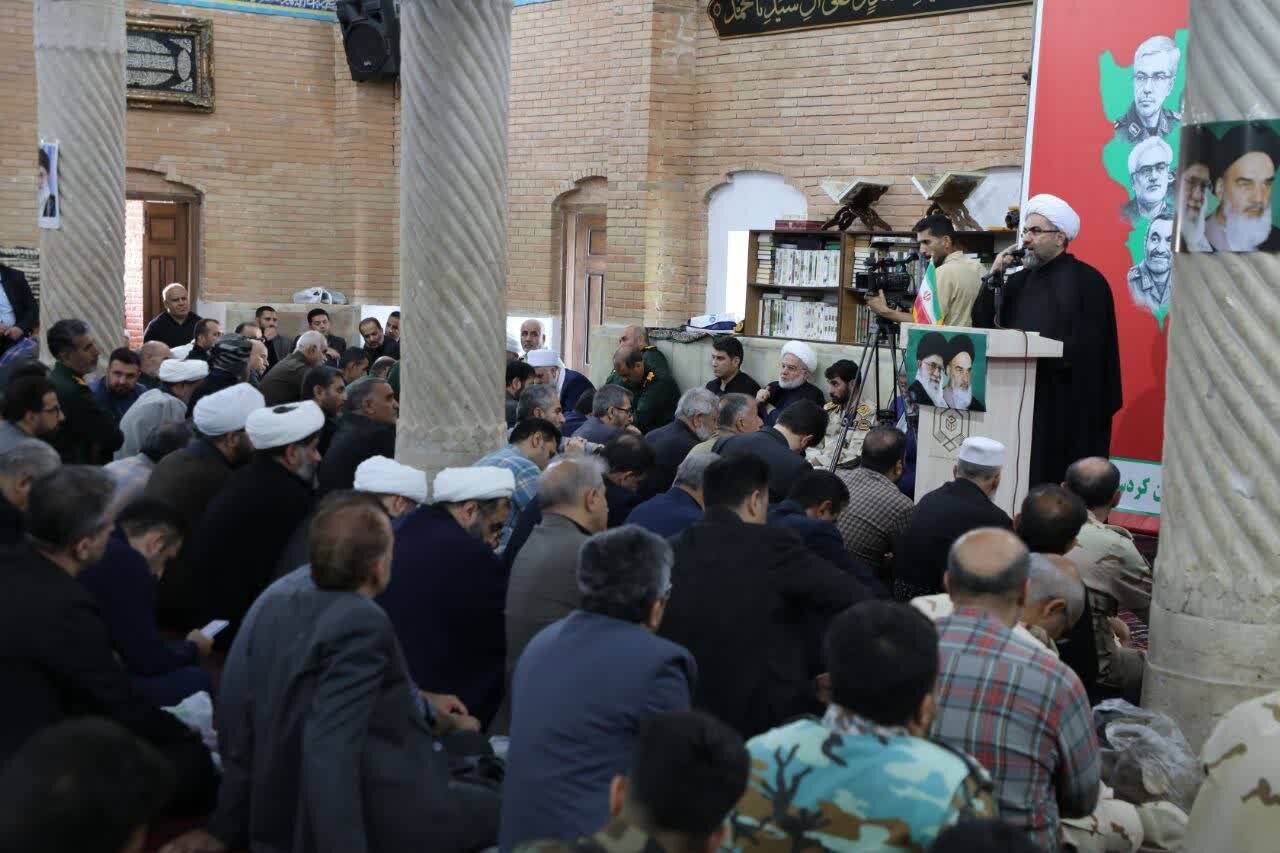 مراسم گرامیداشت شهدای اقتدار ایران اسلامی در سنندج برگزار شد