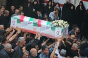 ۳ شهید مربوط به جنگ با رژیم صهیونیستی در چهارمحال‌وبختیاری تدفین شدند