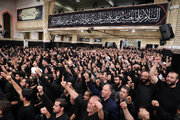 مراسم عزاداری ایام شهادت حضرت اباعبدالله الحسین(ع) در حسینیه امام خمینی(ره)