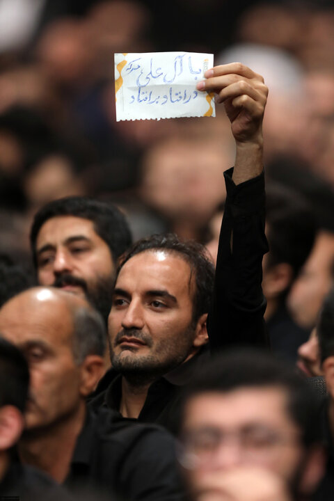 مراسم عزاداری ایام شهادت حضرت اباعبدالله الحسین(ع) در حسینیه امام خمینی(ره)