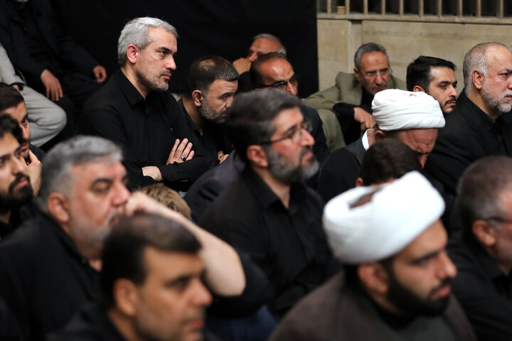 مراسم عزاداری ایام شهادت حضرت اباعبدالله الحسین(ع) در حسینیه امام خمینی(ره)