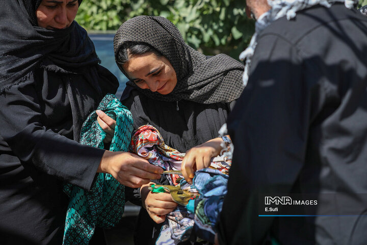 آیین علم‌گردانی در روستای هزاوه