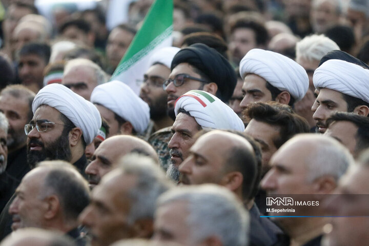 اجتماع ضد صهیونیستی هیئت‌های مذهبی تبریز