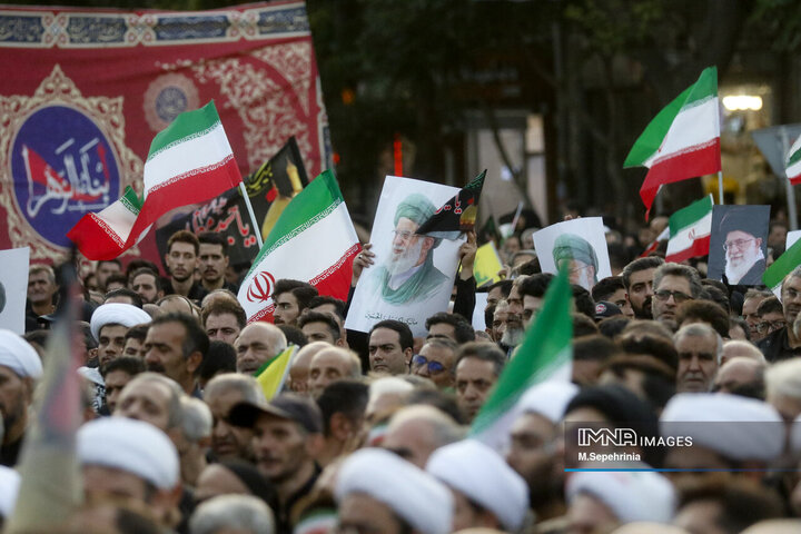 اجتماع ضد صهیونیستی هیئت‌های مذهبی تبریز