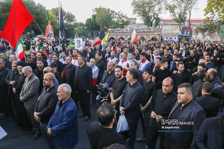 اجتماع ضد صهیونیستی هیئت‌های مذهبی تبریز