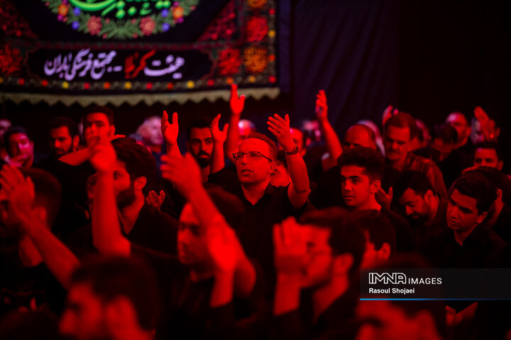 عزاداری دهه اول محرم در مجتمع فرهنگی باران