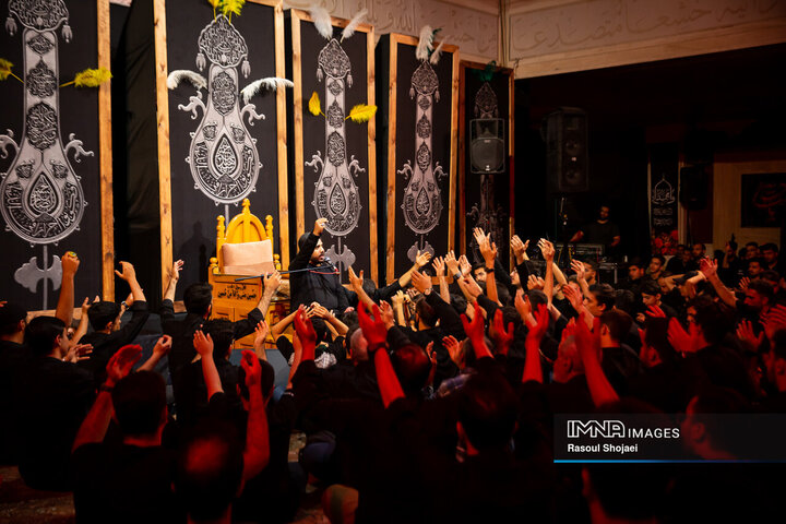عزاداری دهه اول محرم در مجتمع فرهنگی باران
