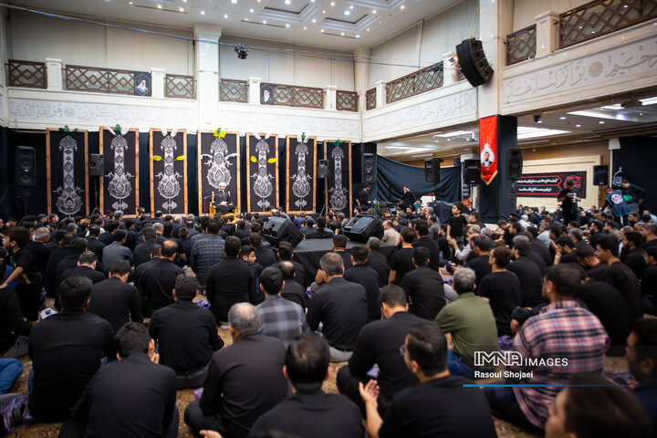 عزاداری دهه اول محرم در مجتمع فرهنگی باران